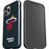 NBA Miami Heat Black Partial Logo iPhone 12 Pro Impact Case