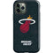 NBA Miami Heat Black Partial Logo iPhone 12 Pro Max Impact Case