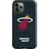 NBA Miami Heat Black Partial Logo iPhone 12 Pro Max Impact Case