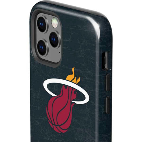 NBA Miami Heat Black Partial Logo iPhone 12 Pro Max Impact Case