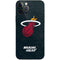 NBA Miami Heat Black Partial Logo iPhone 12 Pro Skin