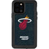 NBA Miami Heat Black Partial Logo iPhone 12 Pro Waterproof Case