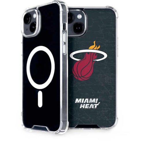 NBA Miami Heat Black Partial Logo iPhone 13 MagSafe Case