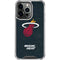 NBA Miami Heat Black Partial Logo iPhone 13 Pro Clear Case