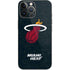 NBA Miami Heat Black Partial Logo iPhone 13 Pro Max Skin