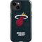 NBA Miami Heat Black Partial Logo iPhone 14 Plus Impact Case