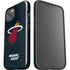 NBA Miami Heat Black Partial Logo iPhone 14 Plus Impact Case