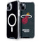 NBA Miami Heat Black Partial Logo iPhone 15 Plus MagSafe Case