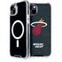NBA Miami Heat Black Partial Logo iPhone 15 Plus MagSafe Case