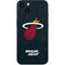NBA Miami Heat Black Partial Logo iPhone 15 Plus Skin