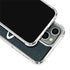 NBA Miami Heat Black Partial Logo iPhone 15 Pro Clear Case