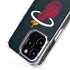 NBA Miami Heat Black Partial Logo iPhone 15 Pro MagSafe Case