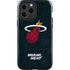 NBA Miami Heat Black Partial Logo iPhone 15 Pro Max Impact Case