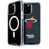 NBA Miami Heat Black Partial Logo iPhone 15 Pro Max MagSafe Case