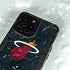 NBA Miami Heat Black Partial Logo iPhone 14 Pro Max Waterproof Case