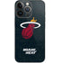 NBA Miami Heat Black Partial Logo iPhone 14 Pro Skin