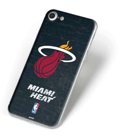 NBA Miami Heat Black Partial Logo iPhone 7 Skin