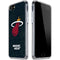 NBA Miami Heat Black Partial Logo iPhone SE (2nd & 3rd Gen) Clear Case