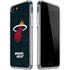 NBA Miami Heat Black Partial Logo iPhone SE (2nd & 3rd Gen) Clear Case