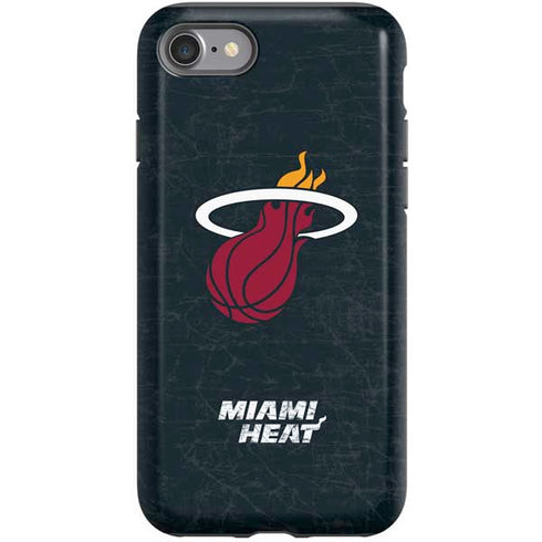 NBA Miami Heat Black Partial Logo iPhone SE (2nd & 3rd Gen) Pro Case