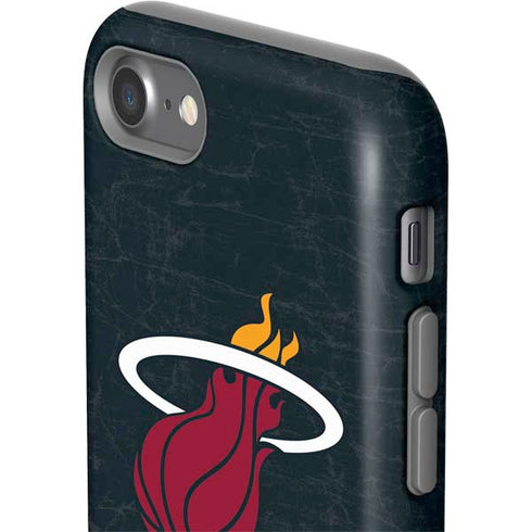 NBA Miami Heat Black Partial Logo iPhone SE (2nd & 3rd Gen) Pro Case
