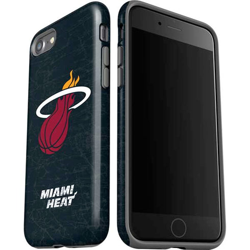 NBA Miami Heat Black Partial Logo iPhone SE (2nd & 3rd Gen) Pro Case