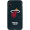NBA Miami Heat Black Partial Logo iPhone X Pro Case