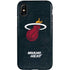 NBA Miami Heat Black Partial Logo iPhone X Pro Case