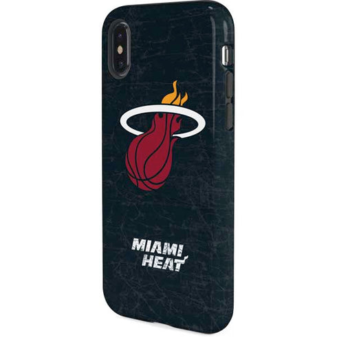 NBA Miami Heat Black Partial Logo iPhone X Pro Case