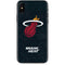 NBA Miami Heat Black Partial Logo iPhone X Skin