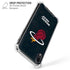 NBA Miami Heat Black Partial Logo iPhone XR Clear Case