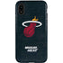 NBA Miami Heat Black Partial Logo iPhone XR Pro Case