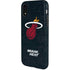 NBA Miami Heat Black Partial Logo iPhone XR Pro Case