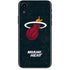 NBA Miami Heat Black Partial Logo iPhone XR Skin