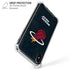 NBA Miami Heat Black Partial Logo iPhone XS Max Clear Case
