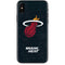 NBA Miami Heat Black Partial Logo iPhone XS Max Skin