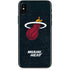 NBA Miami Heat Black Partial Logo iPhone XS Max Skin