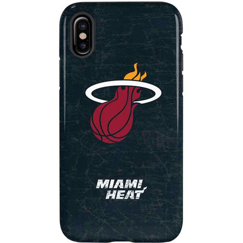 NBA Miami Heat Black Partial Logo iPhone XS Pro Case