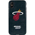 NBA Miami Heat Black Partial Logo iPhone XS Pro Case