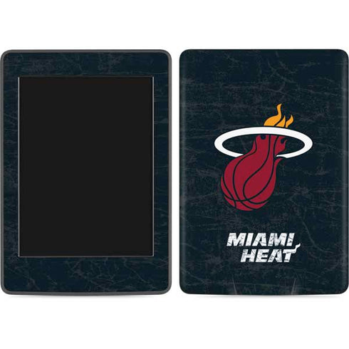 NBA Miami Heat Black Partial Logo Amazon Kindle Skin