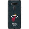 NBA Miami Heat Black Partial Logo LG K51/Q51 Clear Case