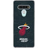 NBA Miami Heat Black Partial Logo LG Stylo 6 Clear Case