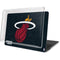 NBA Miami Heat Black Partial Logo MacBook Pro 15in (2016-19) Case plus Skin