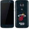 NBA Miami Heat Black Partial Logo Moto E5 Play Skin