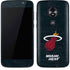 NBA Miami Heat Black Partial Logo Moto E5 Play Skin