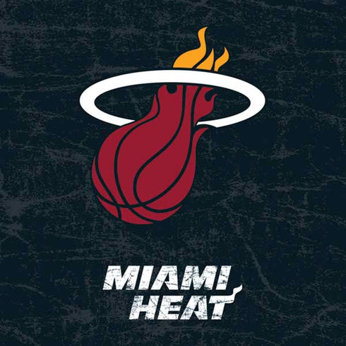 NBA Miami Heat Black Partial Logo Moto E5 Play Skin