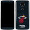 NBA Miami Heat Black Partial Logo Moto E5 Plus Skin