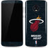NBA Miami Heat Black Partial Logo Moto G6 Skin