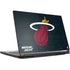 NBA Miami Heat Black Partial Logo MSI GS65 Stealth Laptop Skin