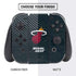 NBA Miami Heat Black Partial Logo Nintendo Switch Bundle Skin